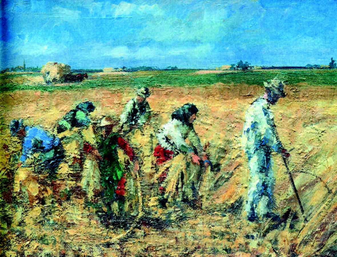 Weizenernte von Sebastian Leicht